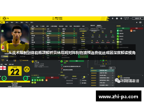 从战术限制到体能瓶颈解析贝林厄姆对阵利物浦预选赛低迷成因深度解读视角
